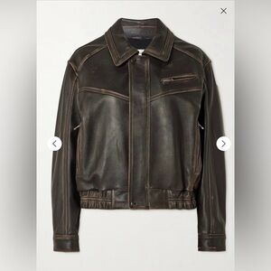 (NWOT) NOUR HAMMOUR Clint Leather Jacket - Size 6 (FR 38) - SOLD OUT EVERYWHERE